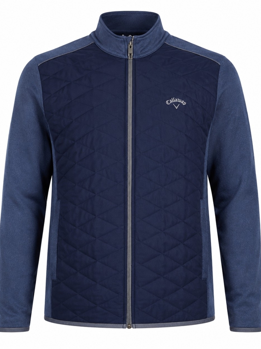 Callaway Quilted Golf Performance Full Zip Jacket Men's Navy Size XXL